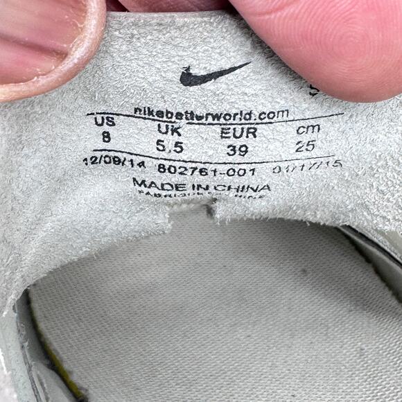 Nike Air Max Thea Joli Low Top Sneakers Womens‎ 8 Cream Tan Lace Up 802761-001 - Picture 10 of 10